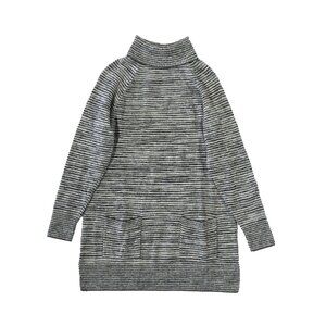 Eight Eight Eight Womens Size S White Black Cowl Neck Knit Pullover Sweater